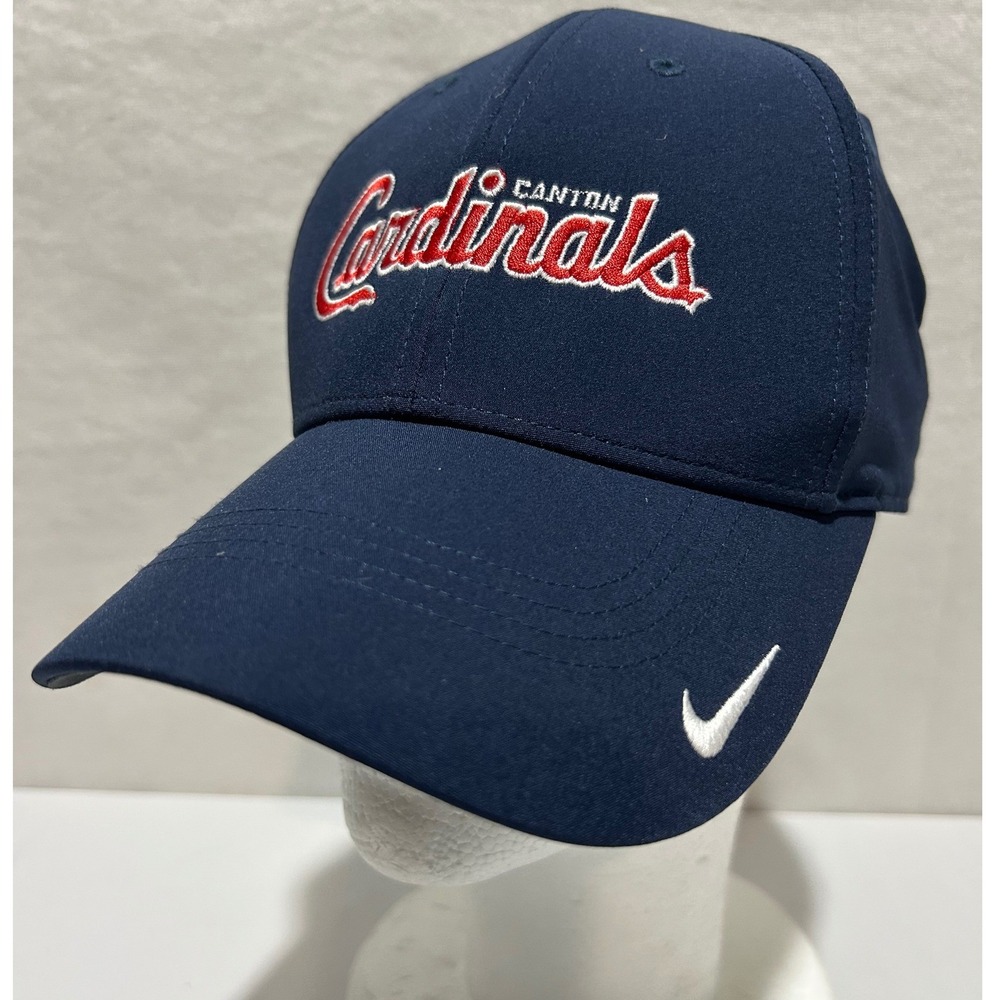 Canton Cardinals Nike Golf Hat Men Navy Baseball Cap Swoosh Performance Sports